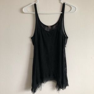FINAL PRICE! Free people frayed tank top